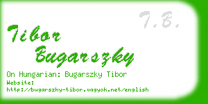 tibor bugarszky business card
